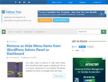 Tablet Screenshot of fellowtuts.com